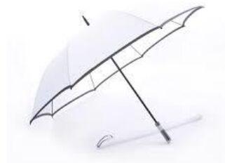 Fibre Manual Open Golf Umbrella