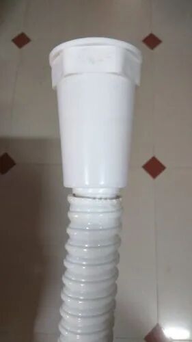 PVC Spring Waste Pipe, Color : White