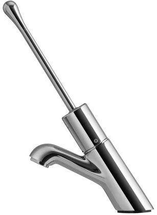 Stainless Steel Pillar Tap, Color : Silver