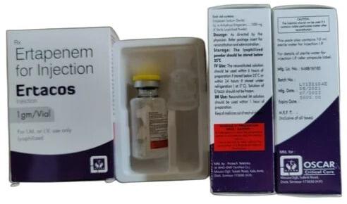 Ertapenem Injection, Packaging Type : Vial