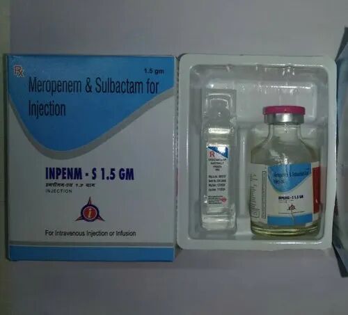 Meropenem Sulbactam Injection, Packaging Type : Vial