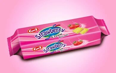 Strawberry Cream Biscuits, Packaging Type : Box