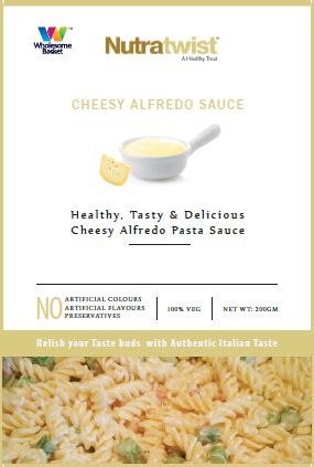 NutraTwist Pasta Sauces-cheese Alfredo, Packaging Type : 1kg in Aluminium Foil bags