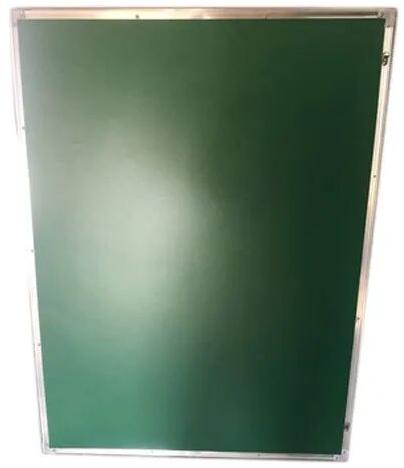 Rectangle Aluminium Magnetic Chalk Writing Boards, Color : Green