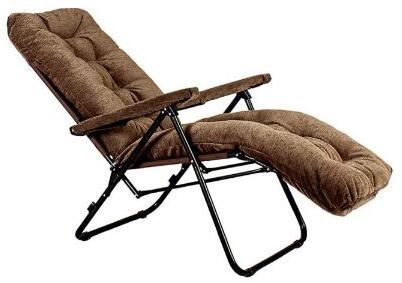 Cotton Metal Foldable Recliner Chair