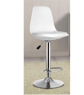 Rapid Height Adjustable Bar Stool, Color : White