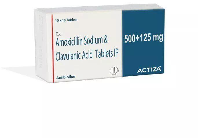 Amoxicillin Sod and Clavulanic Acid Tablets