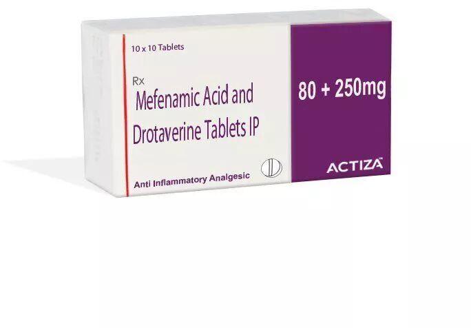 Drotaverine And Mefenamic Acid Tablets