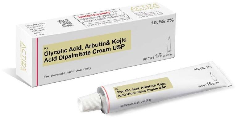 Glycolic Acid, Arbutin And Kojic Acid Cream