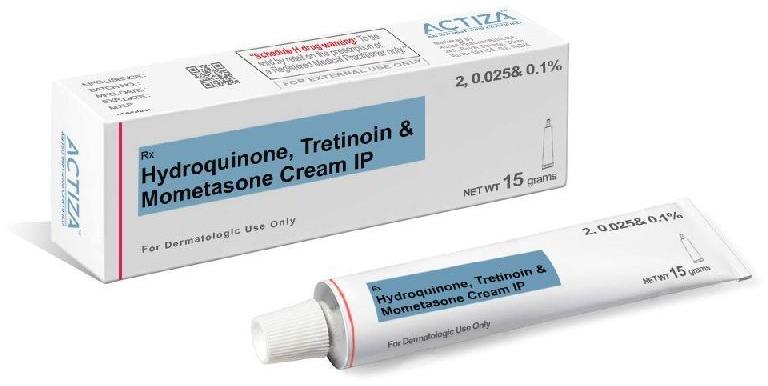 Hydroquinone, Tretinoin And Mometasone Cream