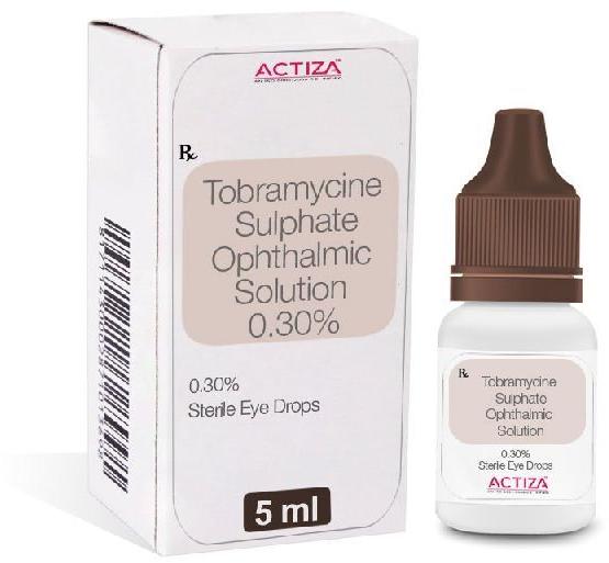 Tobramycine Sulphate Antibacterial, Form : Liquid