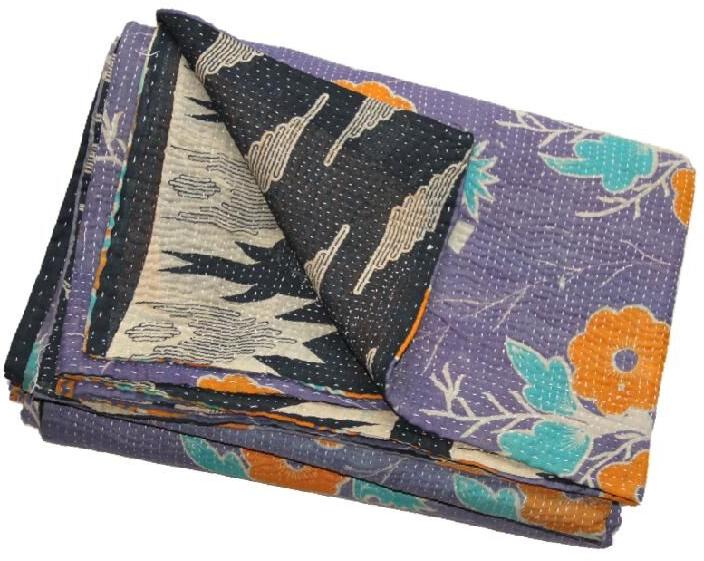 Indian Kantha Quilt