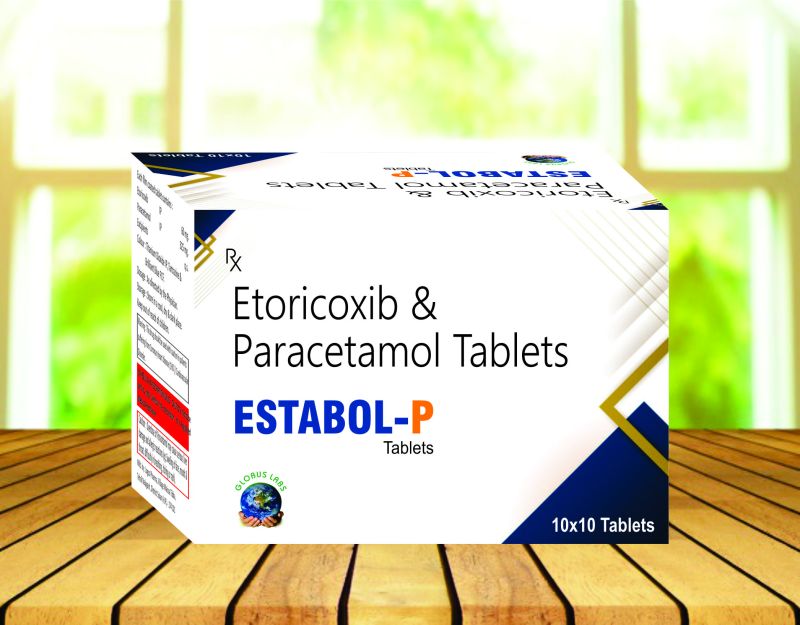 Tablet Etoricoxib Paracetamol, for Clinical, Hospital, Grade Standard : Medicine Grade