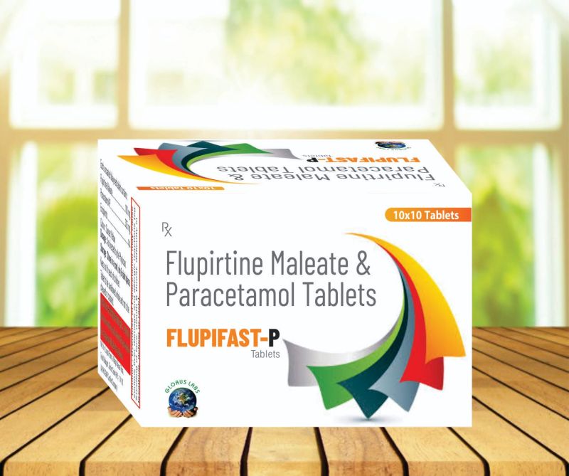 Flupifast Flupirtine Maleate Tablet, for Pain Relief Use, Feature : Effective