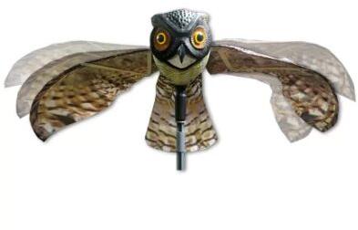 Prowler Owl Bird Repellent, Dimension : 44” wingspan, 23” total head-to-tail, 6” head diameter