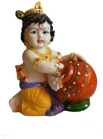 Marble Laddu Gopal Statue, Packaging Type : Box