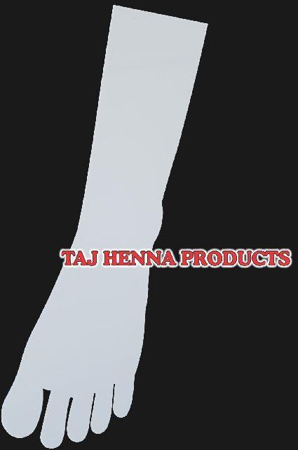 Taj 3mm Reusable Acrylic Leg for Mehandi Practice Use Both Side