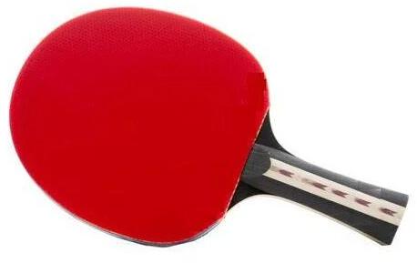 Plastic Table Tennis Racket, Color : Red
