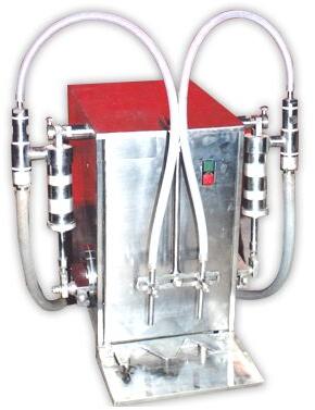 Semi Automatic 2 Head Liquid Filling Machine