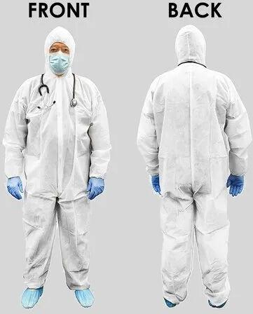 Polyprophylene spun fabric ppe kit, Size : Free Size