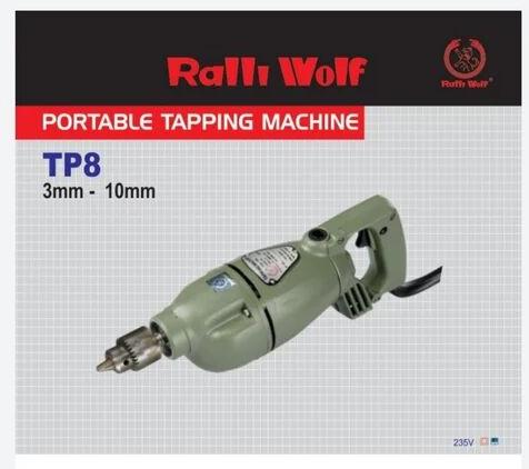 Al-die cast body Portable Tapping Machine, for Sheet Metal indusrty., Voltage : 450 watt