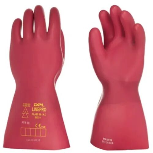 Natural Rubber Electrical Resistant Gloves, for Power Companies, Pattern : Plain