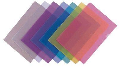 Polypropylene Plastic Folders, Color : Blue, Pink, Yellow, Red