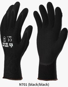 Sandy Nitrile Coating Gloves, for General Handling, Machine Operation, Oily Material Handling, Light Engineering Work.