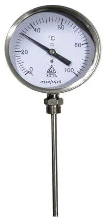 Stainless Steel Mechanical Temperature Gauges, Size : 4inch