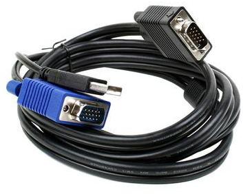 USB KVM Cable, Color : BLACK