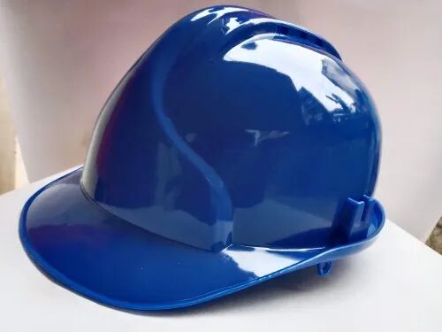 Plain Plastic Industrial Blue Safety Helmet, Size : 54 - 64 cm
