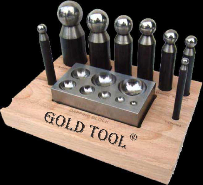 8 Pieces Dapping Punch Set With