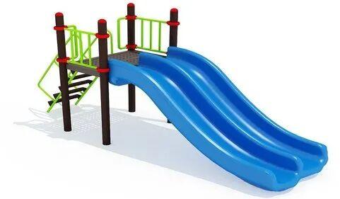 Fibreglass Playground Double Slide