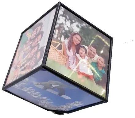 Plastic Promotional Cube Photo Frame, Size : 12 Inch