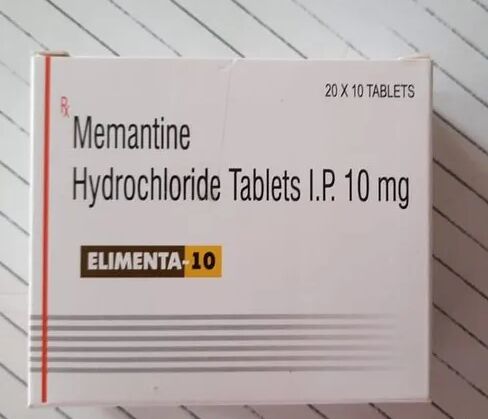 Memantine HCL 10 MG Tablet, Packaging Size : 20x10 BLISTER PACK