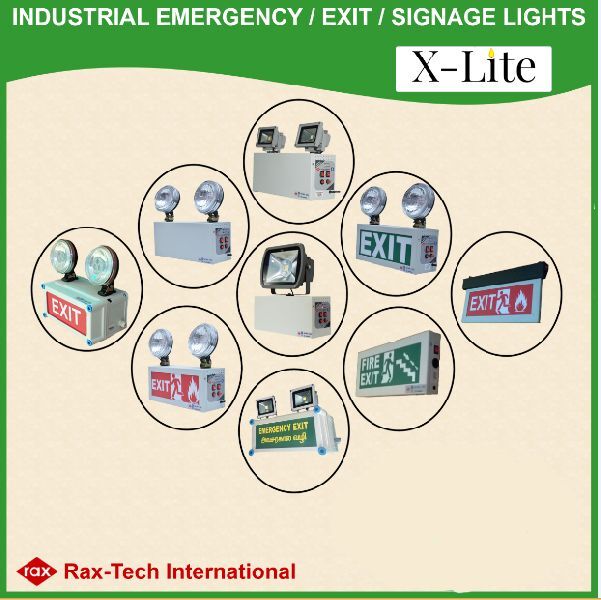 X-Lite Industrial Emergency EXIT Lights
