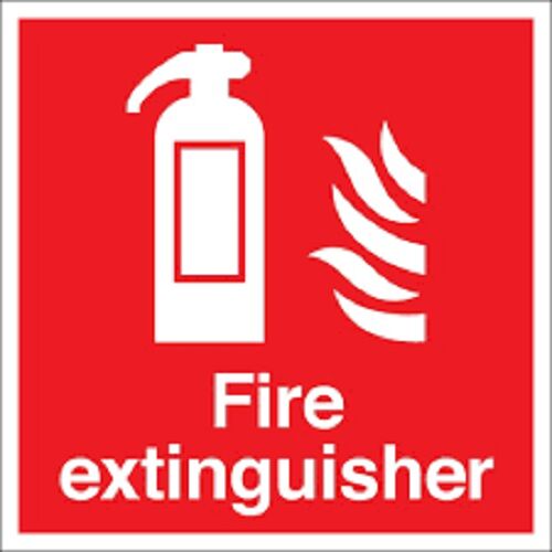 Square Fire Extinguisher Signs