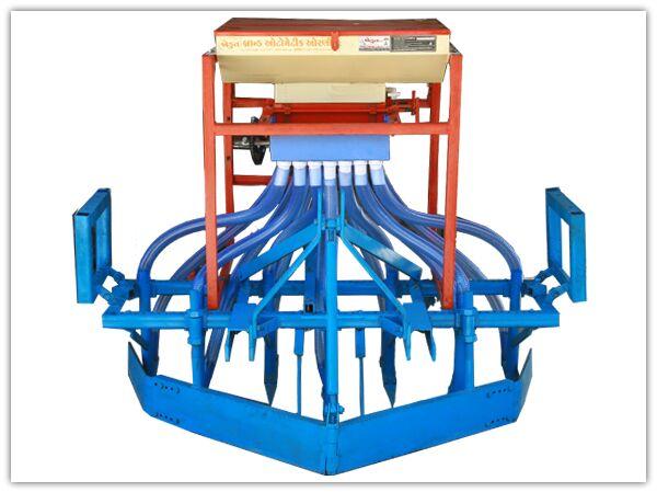 mini tractor operated automatic seed drill
