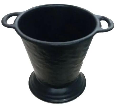 Black Color Coated Acrylic Serving Bucket, for Restaurant, Size : 12x7x5 cm