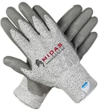 Dyneema Midas Cut Resistant Gloves, Color : Gray
