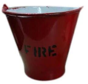 GI Fire Bucket, Color : Red