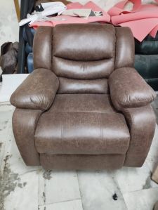 Plain Polished Leather Recliner Chair, for Home, Hotels, Feature : Flexible, High Strength, Quality Tested