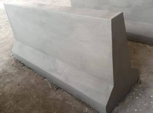 Rectangular Concrete Jersey Barrier, For Safety, Length : 6feet