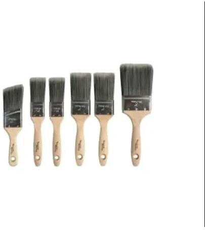 Wooden paint brush, Hair Length : 2-4 Inch