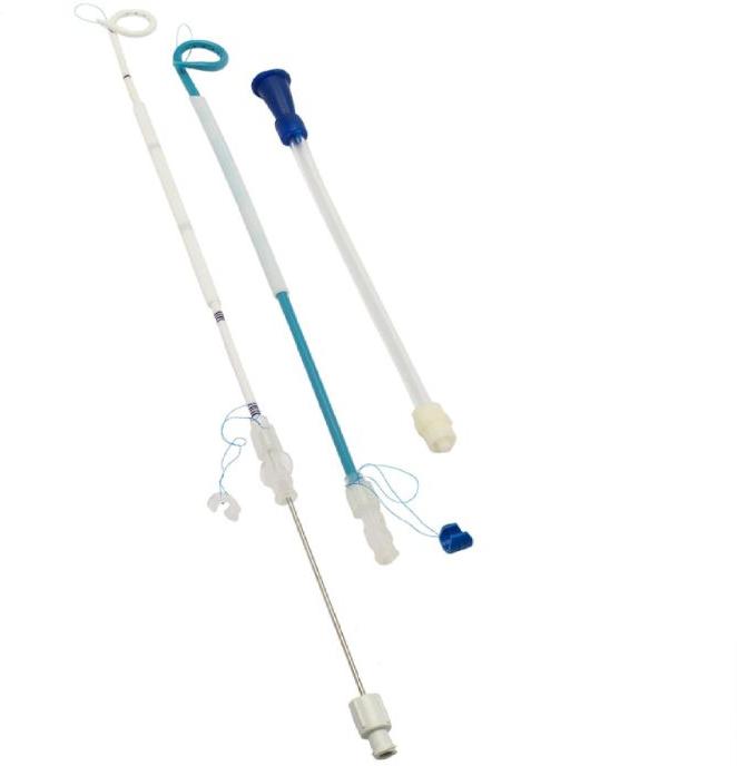 Pigtail Catheter With Safety Mechanism, For Clinical, Hospital, Urology, Certification : Ce Certified