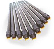 Wireline core drill rod for borehole equipment,