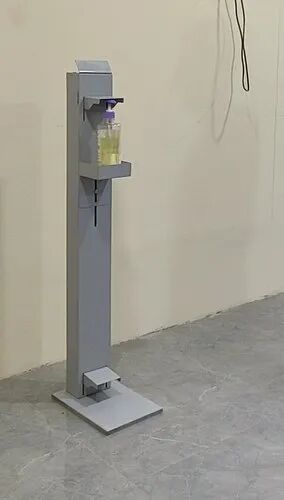 Foot press sanitizer machine, Color : Gray