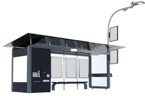 MICROMEGA FRP Solar Bus Stand, Voltage : 220 V