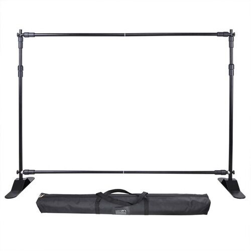 Rectangular Aluminium Adjustable Backdrop Stand, Size : 8 x 8 Feet