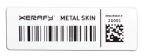 Platinum Metal Skin Label